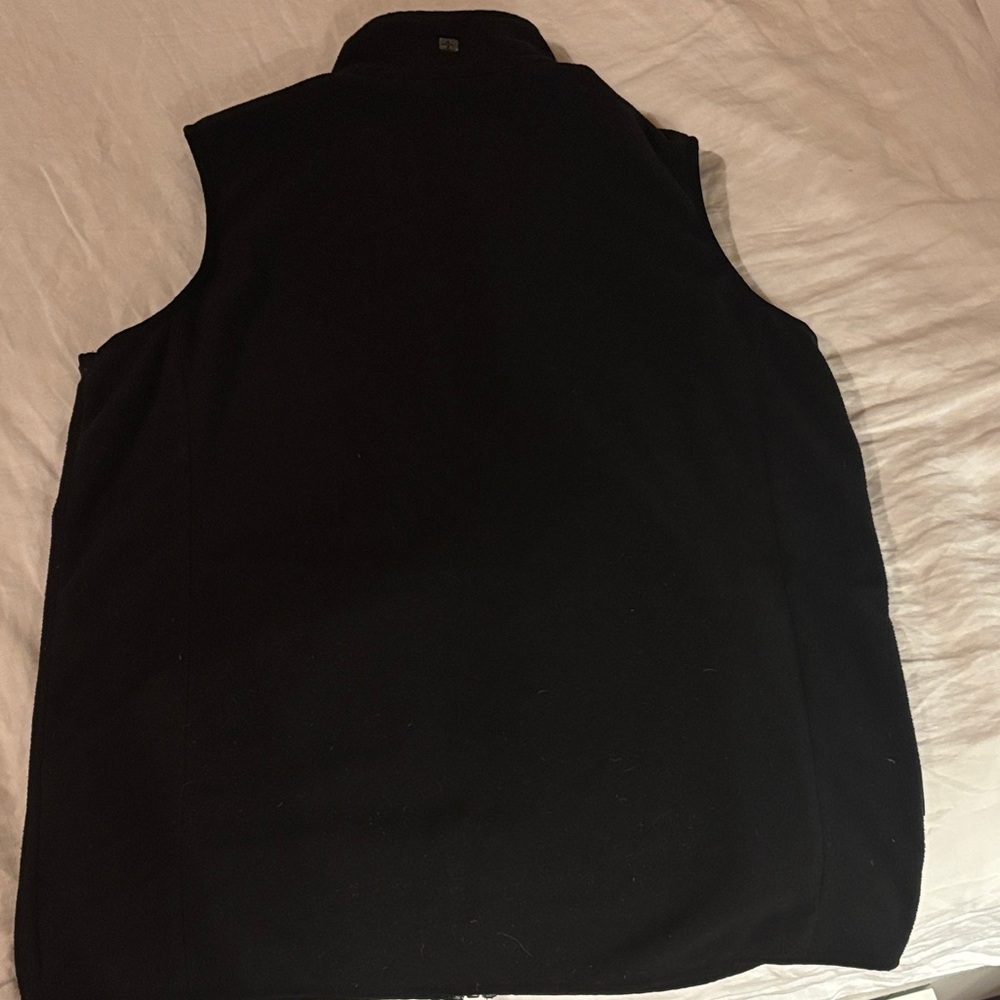 Mountain Warehouse Men’s Black Fleece Vest with Full Zip - Picture 4 of 4
